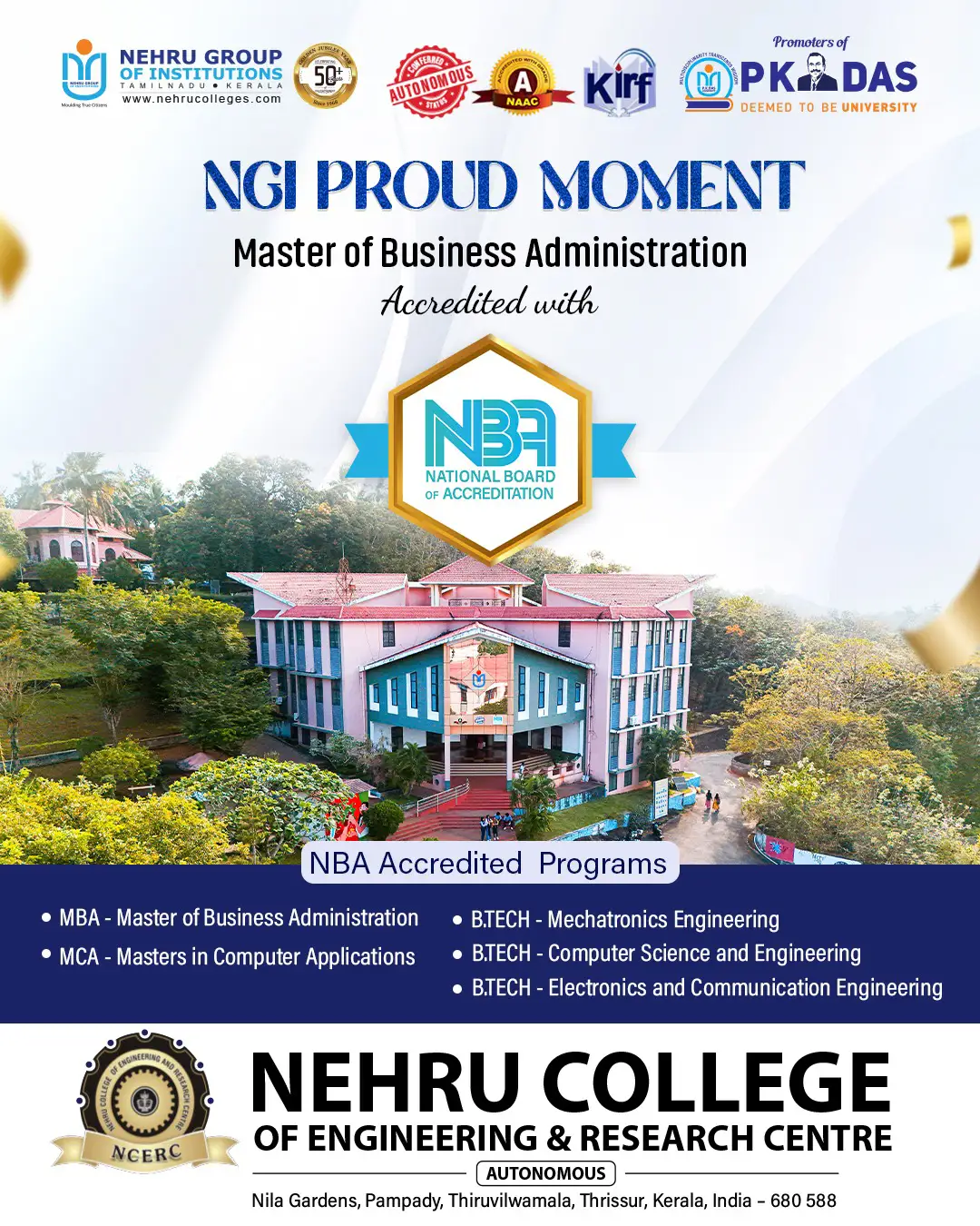 Proud Moment NCERC